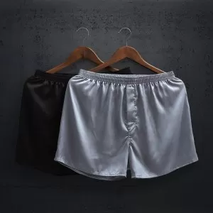Pack of 2 - Silky Satin Branded Sport Shorts For Men/Boys 